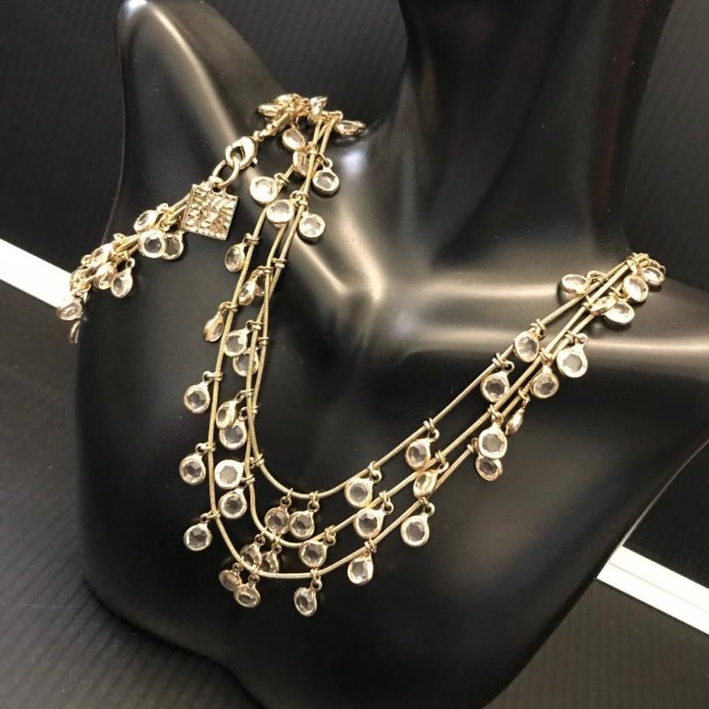 Anne Klein Antique Gold-Tone Necklace & Bracelet Set - Picture 2 of 7